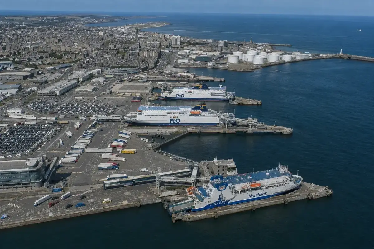 Destino de ferry: Aberdeen