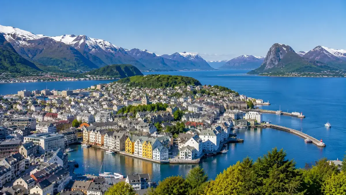 Destino de ferry: Ålesund
