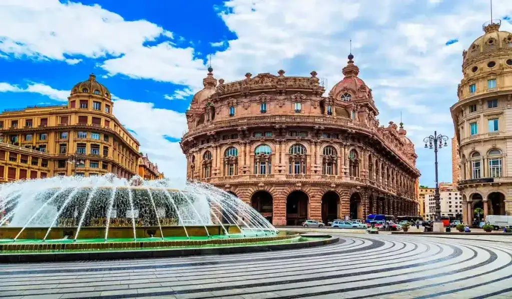 Centro histórico de Génova y paseo marítimo de Liguria, en Italia