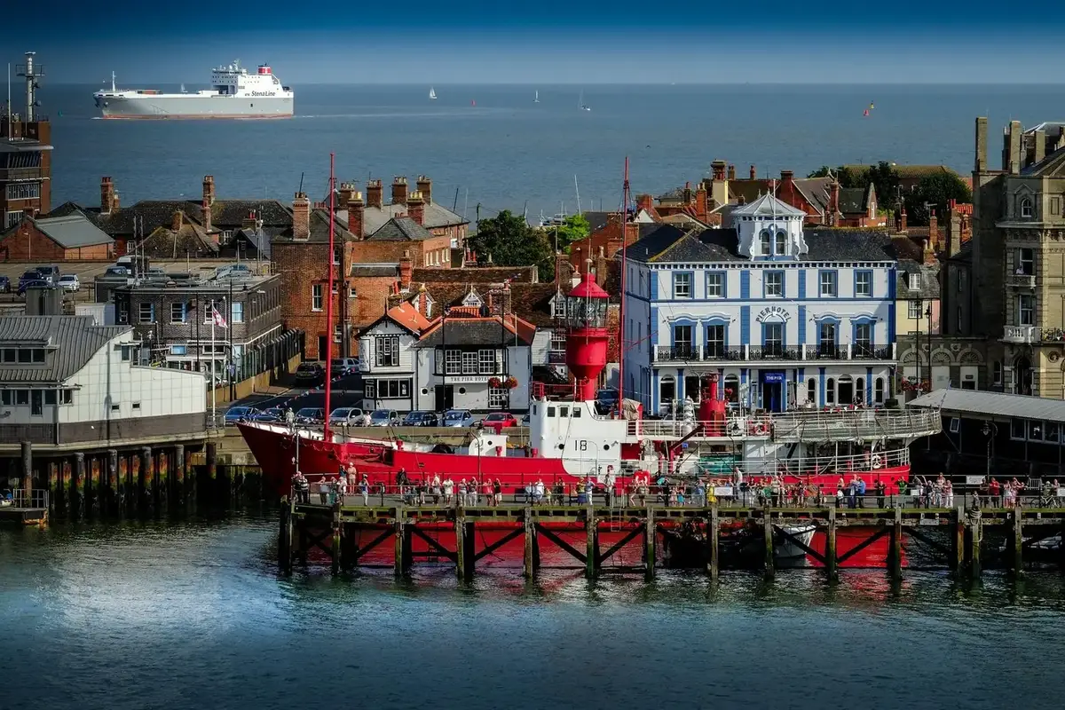 Destino de ferry: Harwich