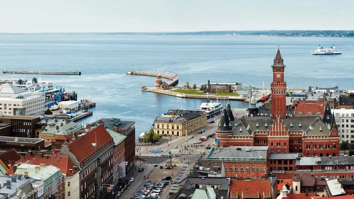 Destino de ferry: Helsingborg