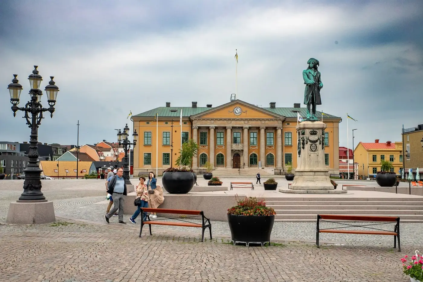 paseo marítimo naval histórico y archipiélago de Karlskrona, en el sur de Suecia