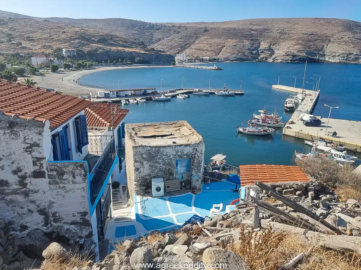 Agios Efstratios – puerto y destino de ferry