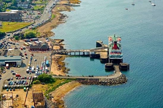 Puerto de Brodick, en la isla de Arran