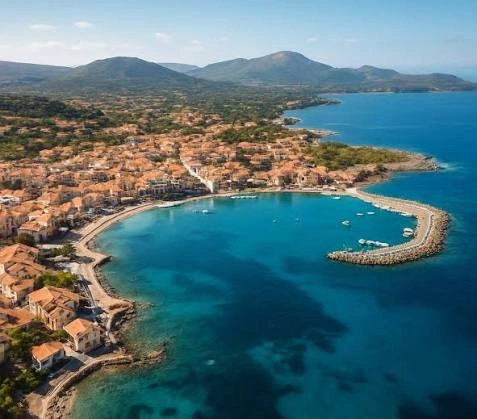 Litoral y puerto de Golfo Aranci, Cerdeña