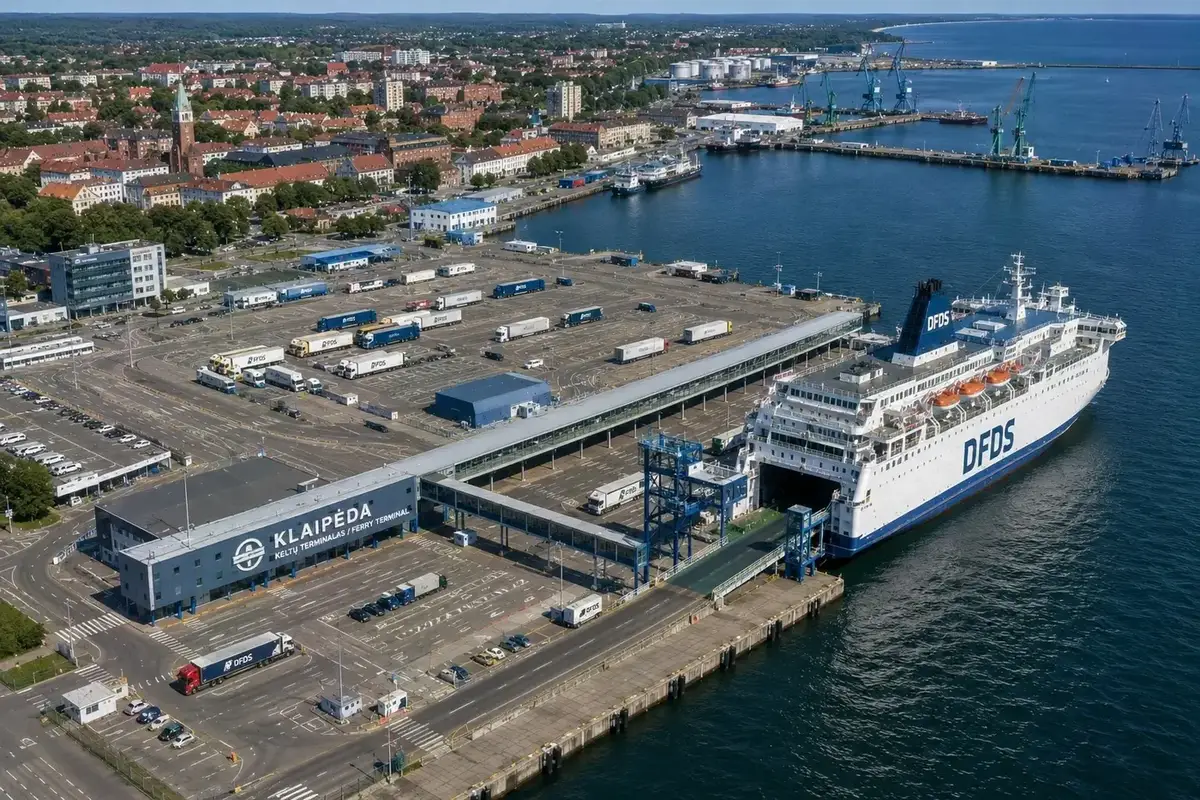 Terminal internacional de ferris de pasajeros de Klaipėda, Lituania