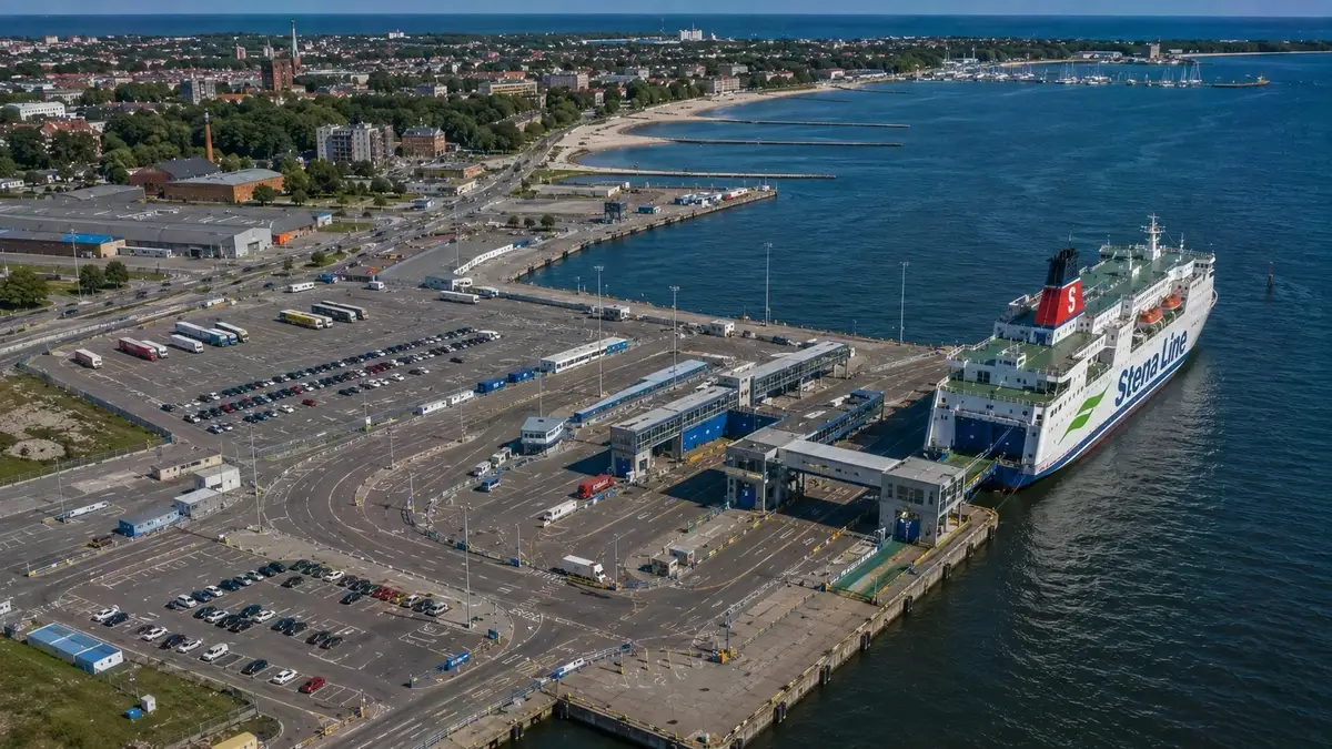 Terminal de ferris de pasajeros de Stena Line en Liepāja, Letonia