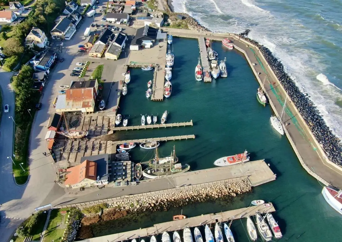Puerto de ferry de Odden, en Selandia