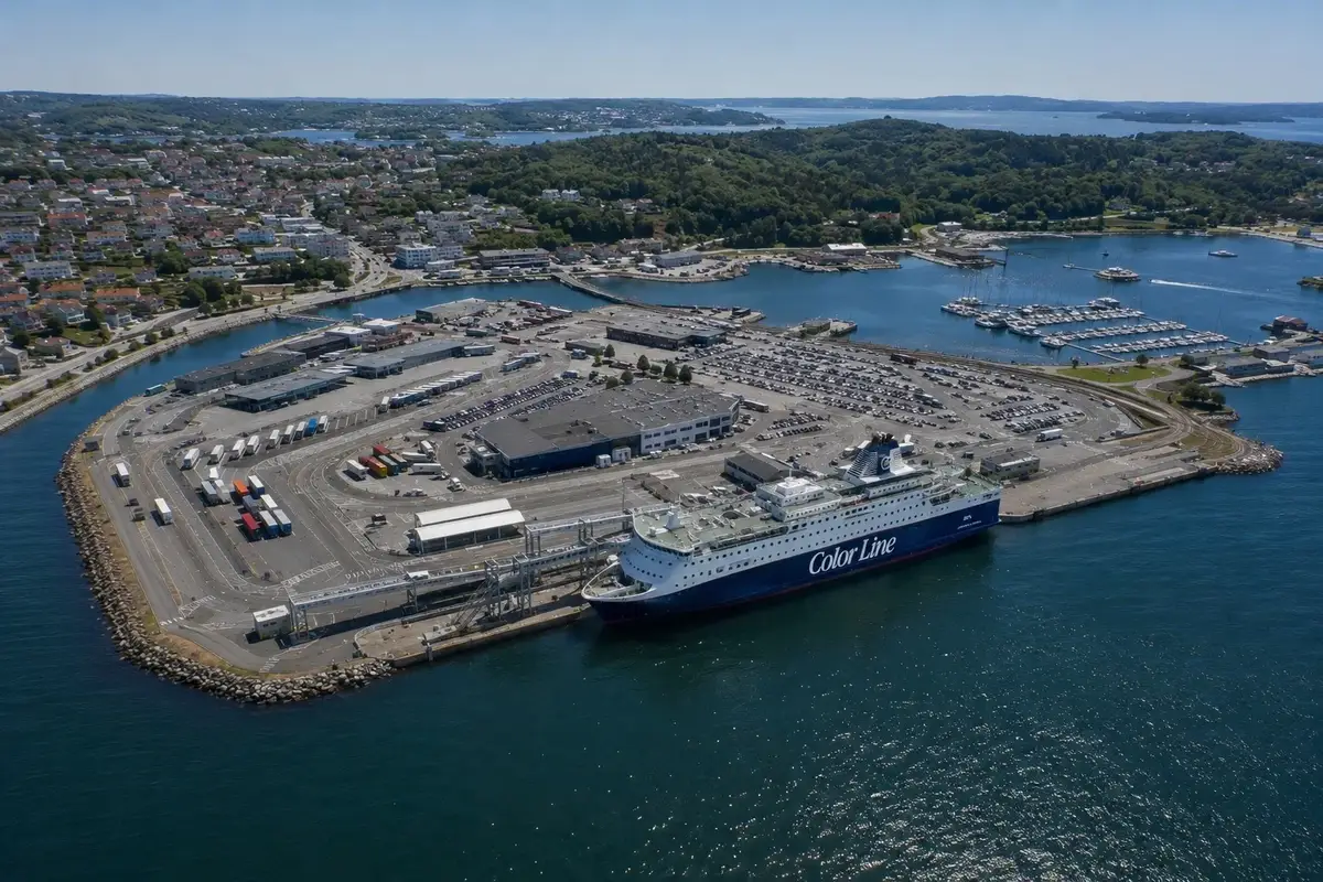 Puerto de ferry de Sandefjord