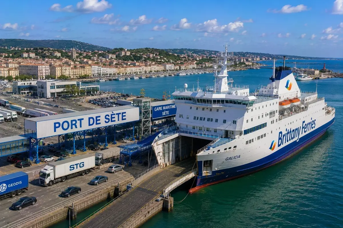 Puerto de ferry de Sète