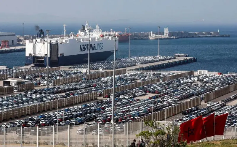 Terminal de ferris de pasajeros de Tánger Med, Marruecos