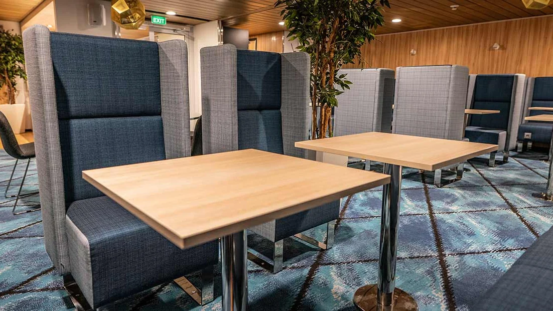 Salón de pasajeros a bordo de Eckerö Line