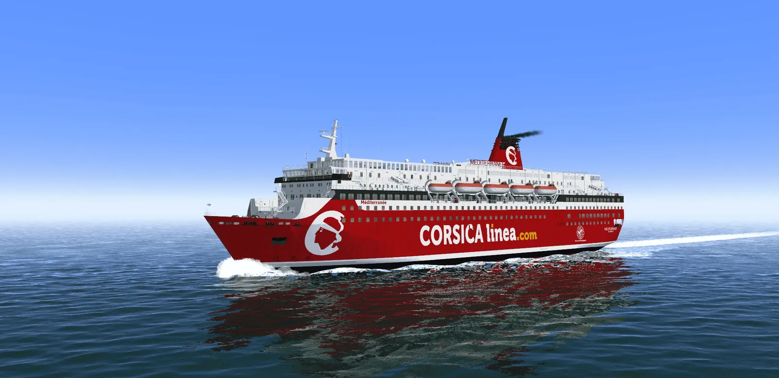 Ferry de pasajeros en la ruta Sète–Béjaïa